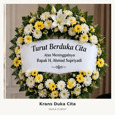 Krans Bunga Duka Batuceper